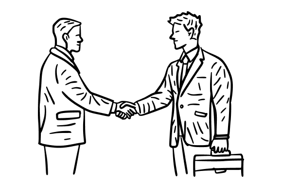 Business Agreement Handshake Graphics