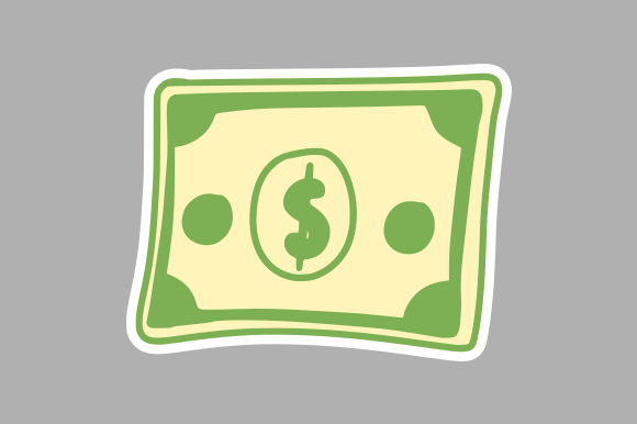 Vintage Money Illustration Graphics